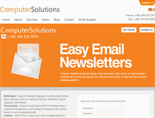 Tablet Screenshot of newsletters.computersolutions.cn